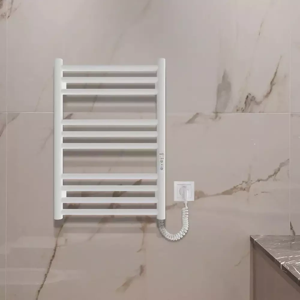 Электрический полотенцесушитель Hygge Family Greenwich 570х430х80мм, белый матовый (6.1.0300.06.WM) Фото - 6